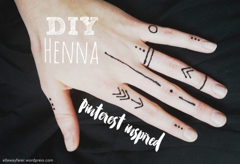 Modern Pinterest inspired Hand Henna