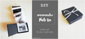 DIY | commemorative Photo Box Foto Box Geschenk Weihnachten Großeltern Grandparents Boyfriend Parents Freund Familie