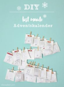 DIY | Last-Minute Advent Calendar | ellawayfarer.com