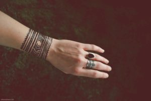 Moroccan Henna Hand Wrist