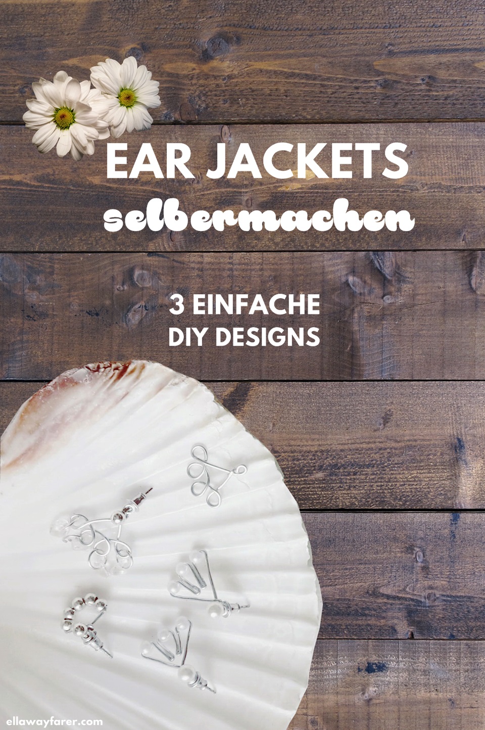 Ear Jackets selber machen | einfache Ohrstecker | DIY #earjackets #diyschmuck