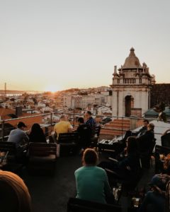 One day in Lisbon - Rooftop Bar Sundown
