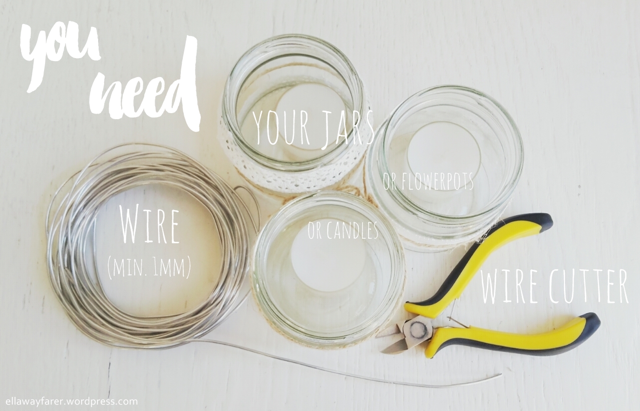 HOW TO HANG UP JARS you need
