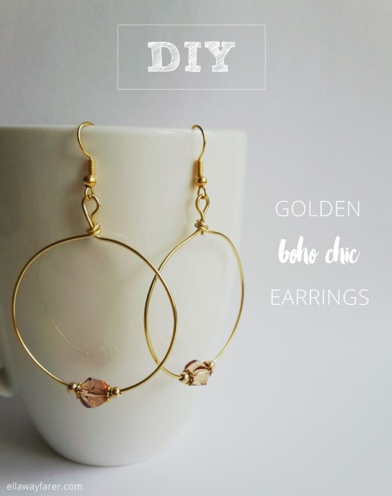 DIY | Golden Boho Chic Earrings