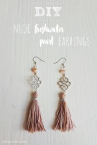 silver antique tassel earrings with freshwater pearls boho chic