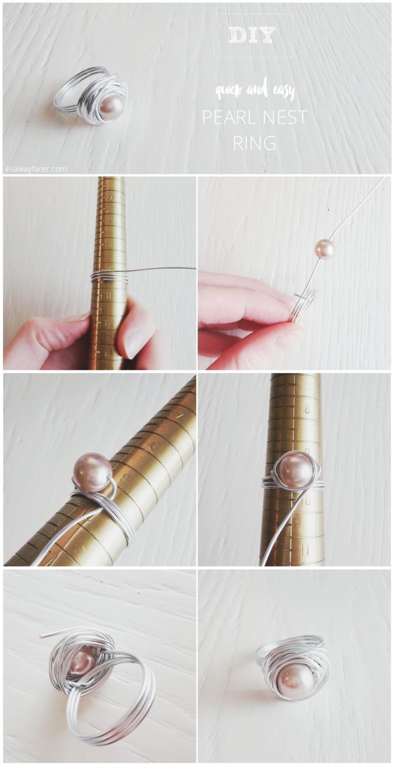 DIY | Easy Pearl Nest Ring