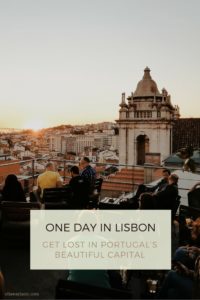 One day in Lisbon - Rooftop Bar Sundown