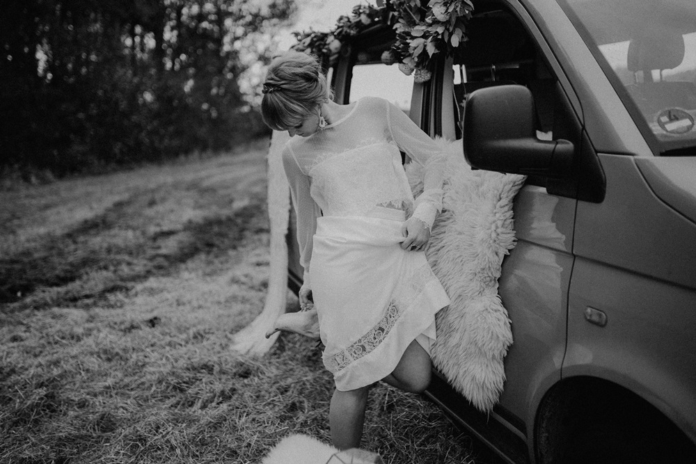 Boho Wedding in a Van