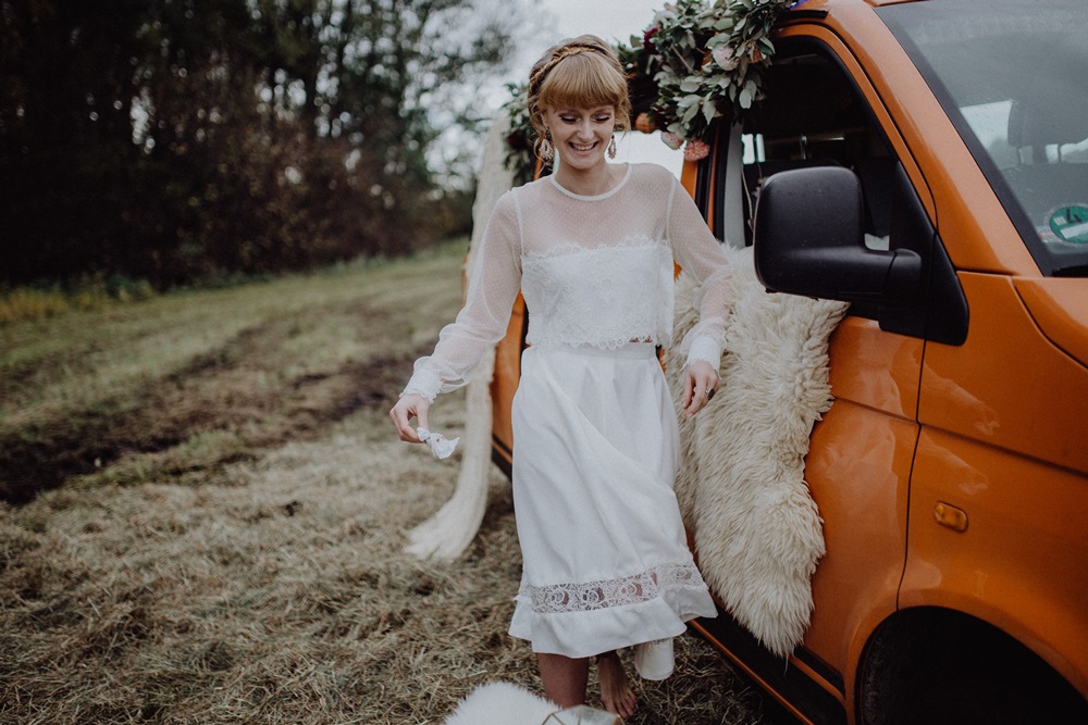 Boho Wedding in a Van